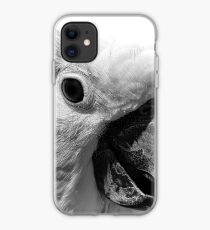 B/W White Cockatoo iPhone Case