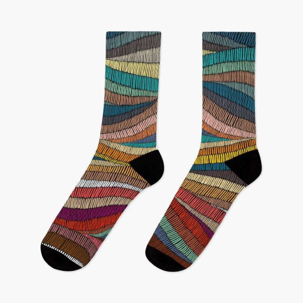 Aperçu de l'œuvre embroidered pattern Wavy bohemian Patchwork créée et vendue par yellowideas.