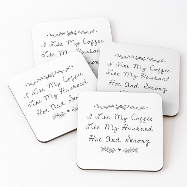 Item preview, Me gusta mi café como mi esposo caliente y fuerte designed and sold by pradeeprajput.