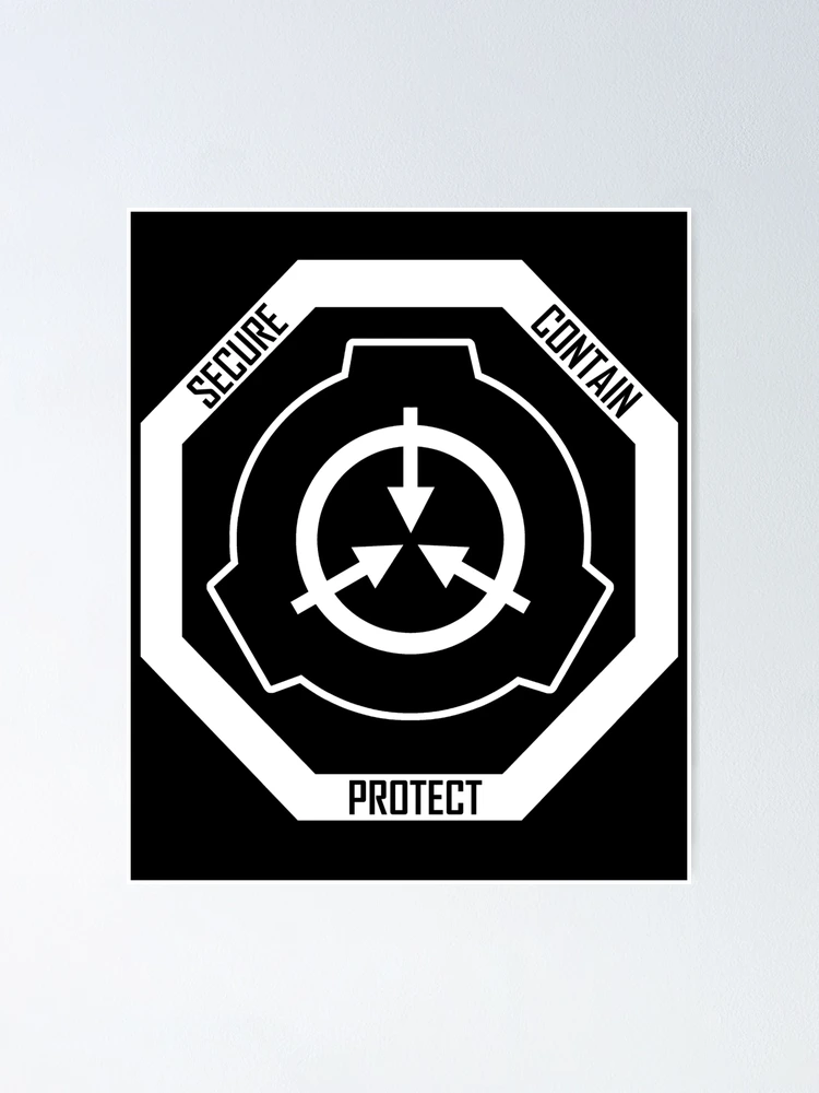 SCP Logo Reflective Patch Secure Contain Protect Foundation Emblem