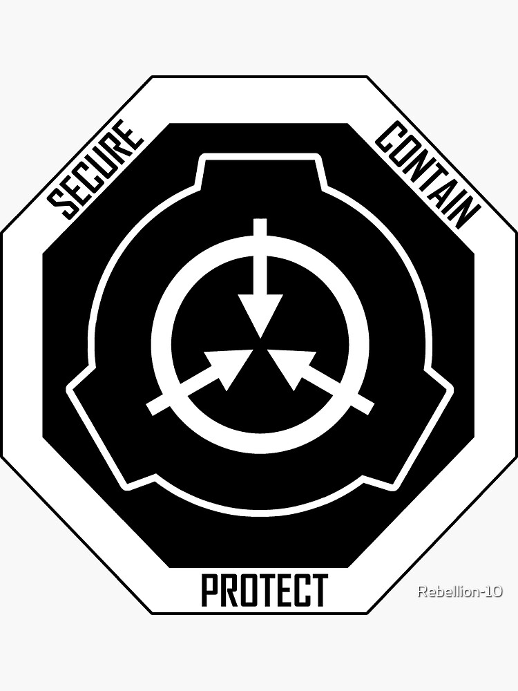 SCP Foundation symbol Sticker for Sale by Rebellion-10