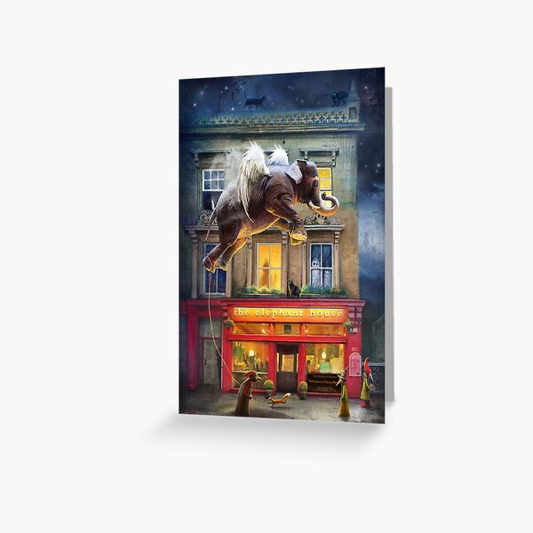 Item preview, "The Elephant House" designed and sold by Matylda Konecka Illustrations.