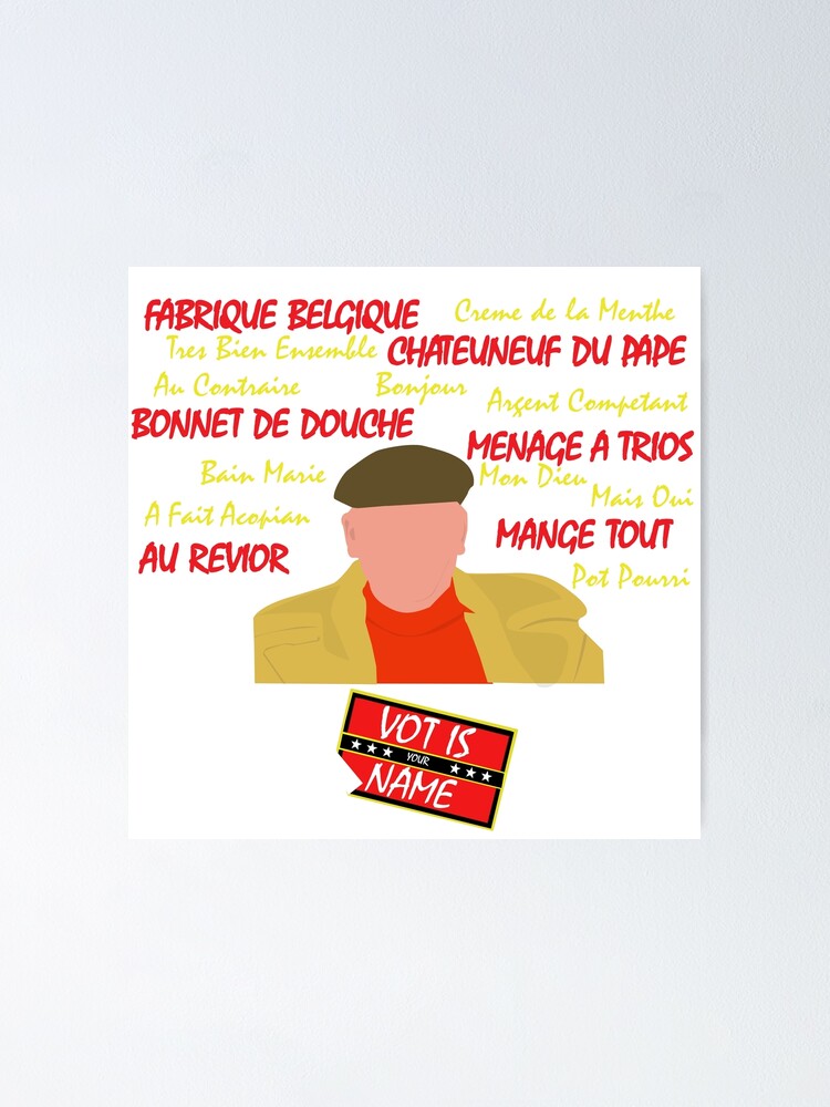 "Del Boy French Phrases" Poster for Sale by Philly85 Redbubble