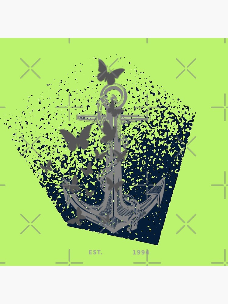 "Anchor Butterfly" Poster for Sale by Rosa1977 Redbubble