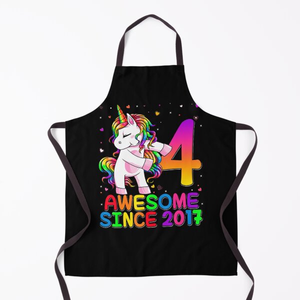 Item preview, 4 Years Old Unicorn Flossing 4Th Birthday Girl Unicorn Party designed and sold by heocaca.