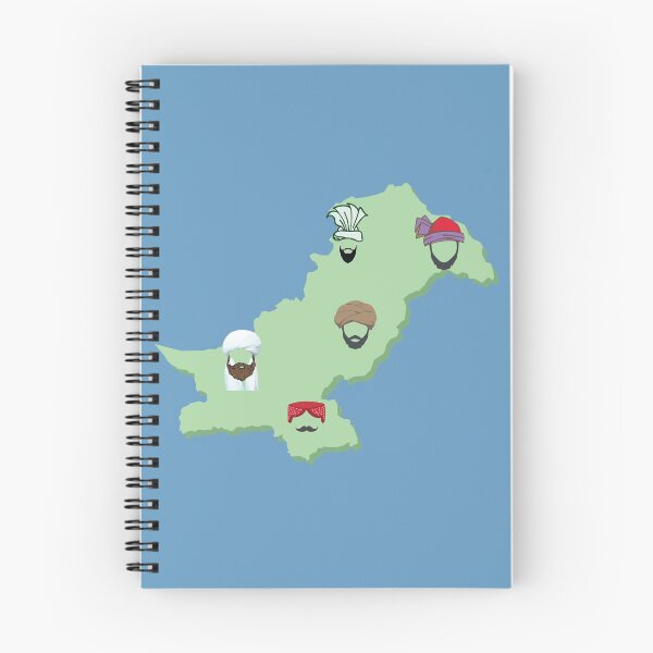 Item preview, Pakistani Map with Provincial Communities Shown designed and sold by WIO Whatever Is ON.
