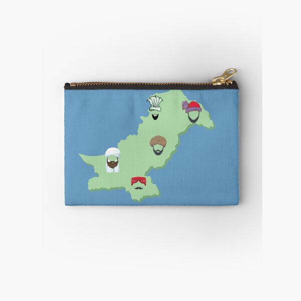 Item preview, Pakistani Map with Provincial Communities Shown designed and sold by WIO Whatever Is ON.