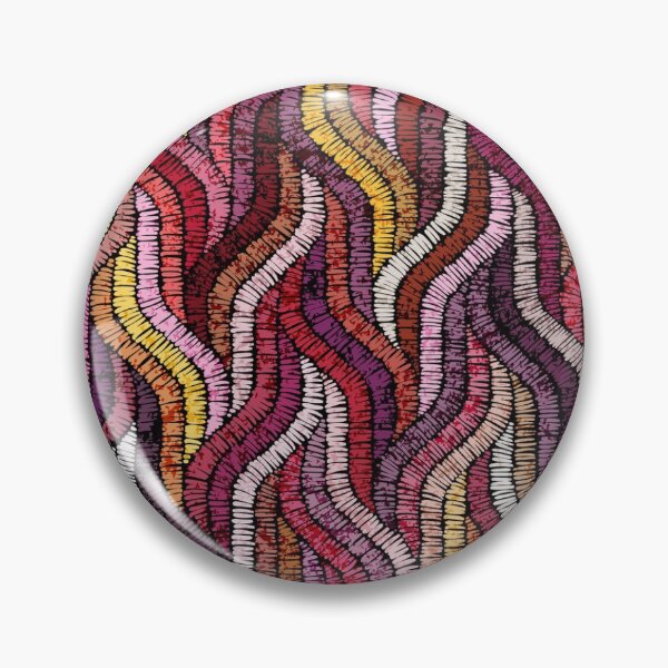 Item preview, Wavy bohemian Patchwork pattern designed and sold by yellowideas.