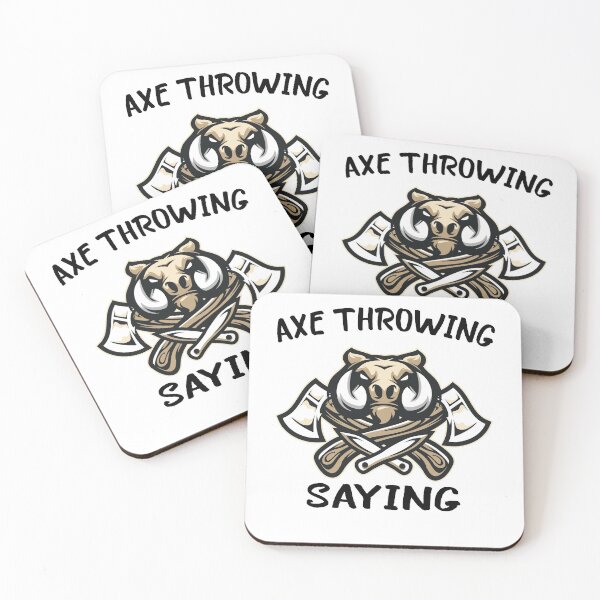 Item preview, AXE THROWING SAYING	 designed and sold by FoxShop.