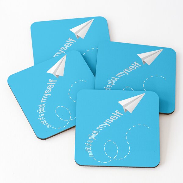 Item preview, I'M BIT OF A PILOT MYSELF Paper Airplane designed and sold by WibbleDesign.