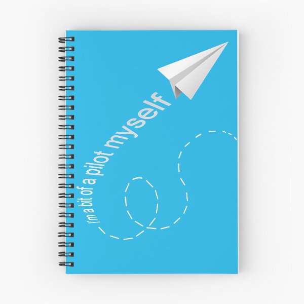 Item preview, I'M BIT OF A PILOT MYSELF Paper Airplane designed and sold by WibbleDesign.