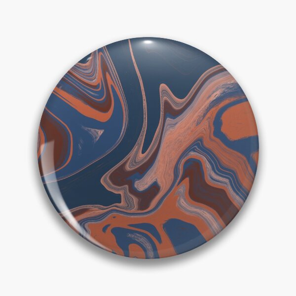 Item preview, Marble pattern, blue and orange marble designed and sold by PAINTORS.