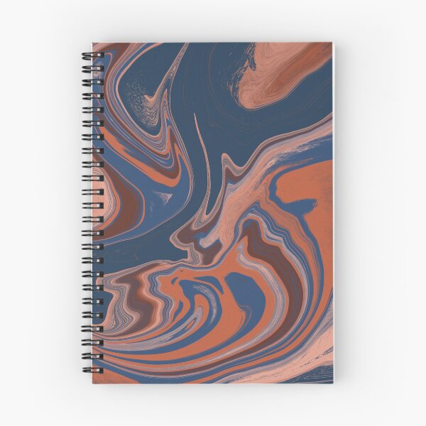 Item preview, Marble pattern, blue and orange marble designed and sold by PAINTORS.