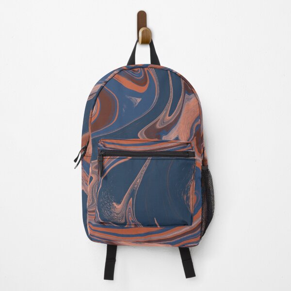 Item preview, Marble pattern, blue and orange marble designed and sold by PAINTORS.