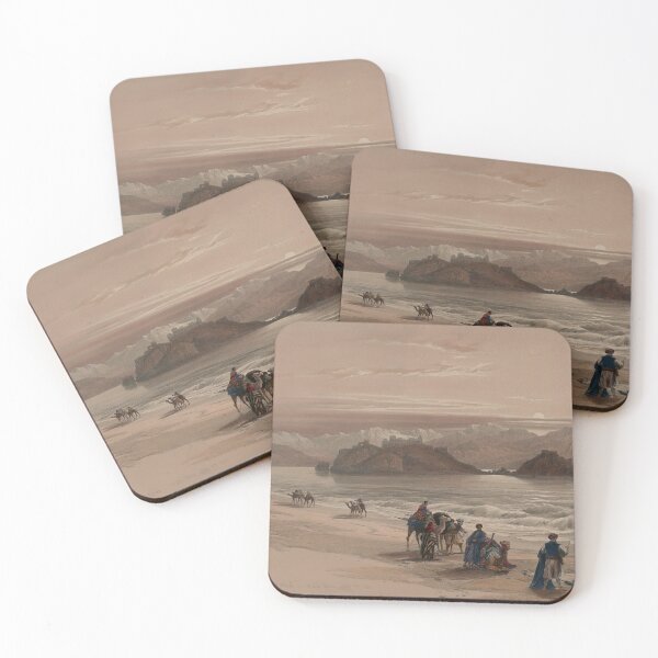 Item preview, Isle of Graia Gulf of Akabah Arabia Petraea - 1840's Illustration designed and sold by retrochoose.