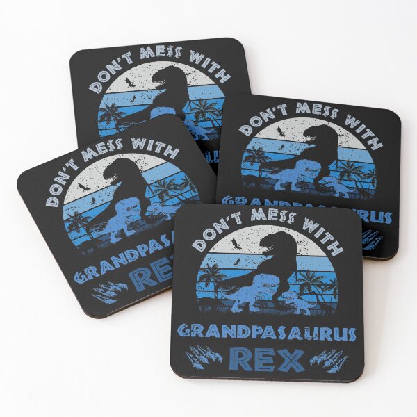 Item preview, Don't Mess With Grandpa Saurus Rex Funny designed and sold by MinsND.
