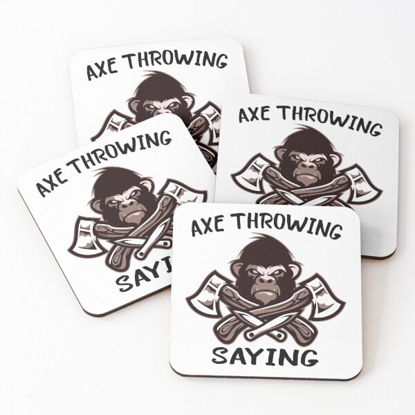Item preview, AXE THROWING SAYING	 designed and sold by FoxShop.