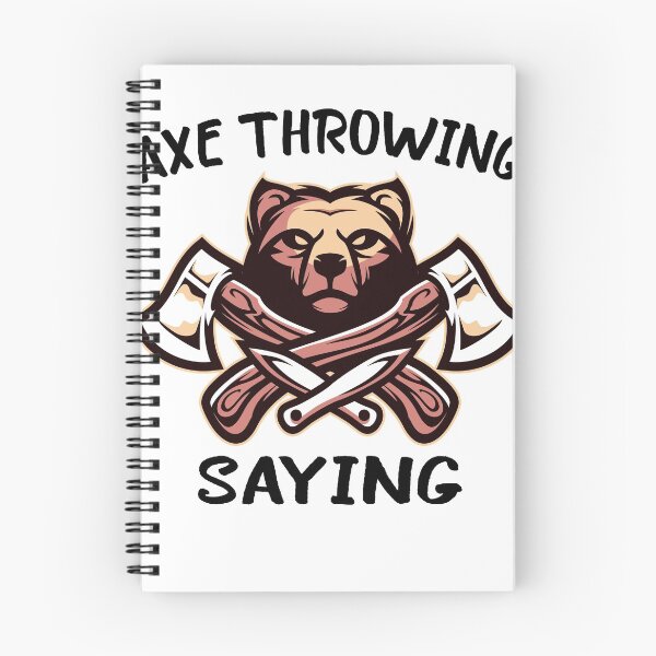 Item preview, AXE THROWING SAYING	 designed and sold by FoxShop.
