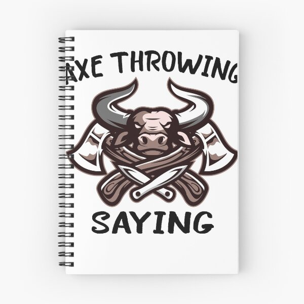 Item preview, AXE THROWING SAYING	 designed and sold by FoxShop.