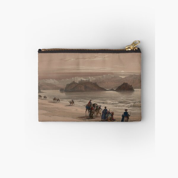 Item preview, Isle of Graia Gulf of Akabah Arabia Petraea - 1840's Illustration designed and sold by retrochoose.
