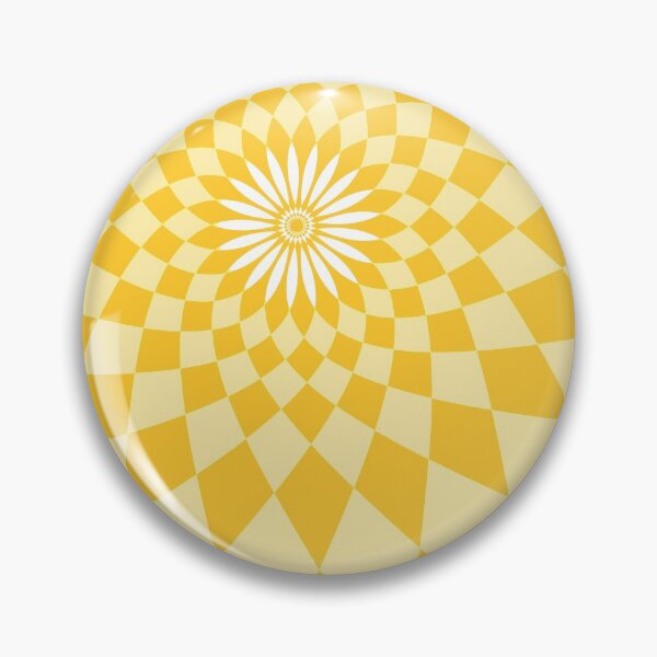 Item preview, Sunny retro geometric flower designed and sold by DeliriousSteve.