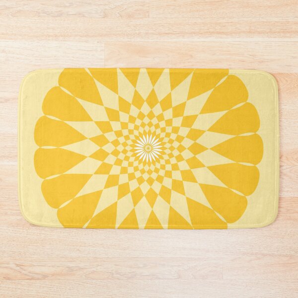 Item preview, Sunny retro geometric flower designed and sold by DeliriousSteve.
