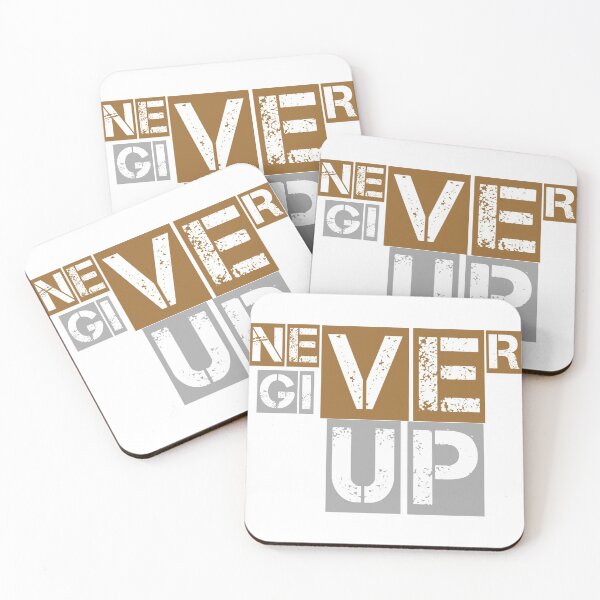 Item preview, Never Give up designed and sold by creatiwhizz.