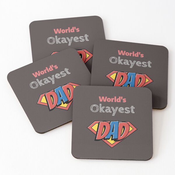 Item preview, World's Okayest Dad designed and sold by Bratak.