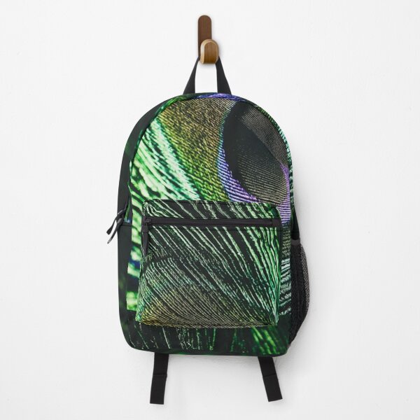 Item preview, Estampado con detalle de plumas de pavo real designed and sold by CloseUpPrints.