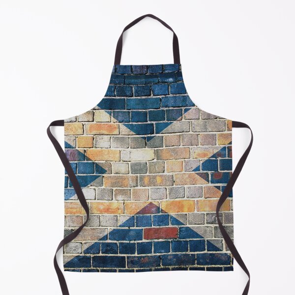 Item preview, Scotland flag on a brick wall designed and sold by steveball.