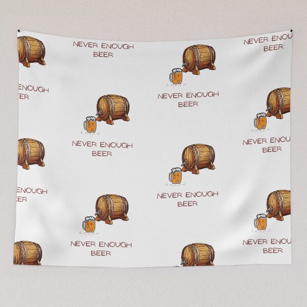 Item preview, Never Enough Beer designed and sold by SportyDogShop.