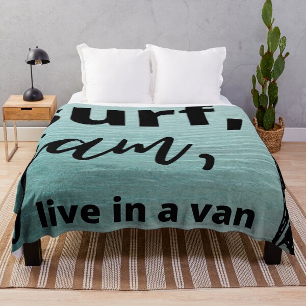 Item preview, Surf, Jam, Live In A Van designed and sold by Crayonjar.