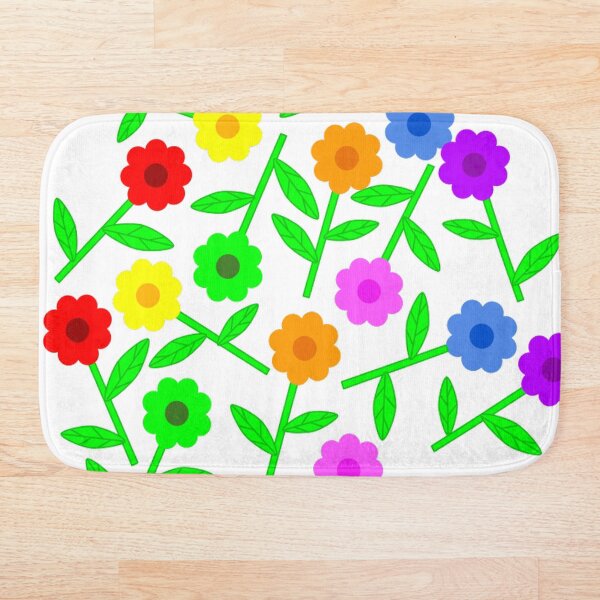 Flowers Bath Mat