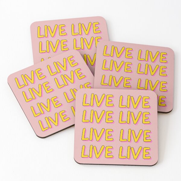 Item preview, Live -  cute pattern, beautiful colorful inspirational quote. designed and sold by Theleochick.