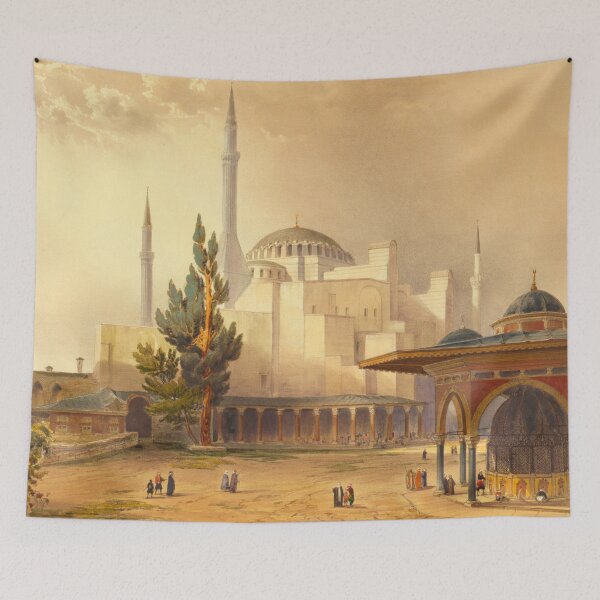 Item preview, Hagia Sophia - 1852 Illustration designed and sold by retrochoose.