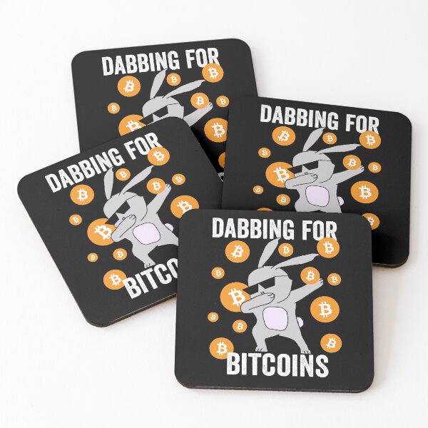 Item preview, Dabbing Bad Bunny with Glasses for Bitcoins Gift for crypto investrors designed and sold by hyggekrog.