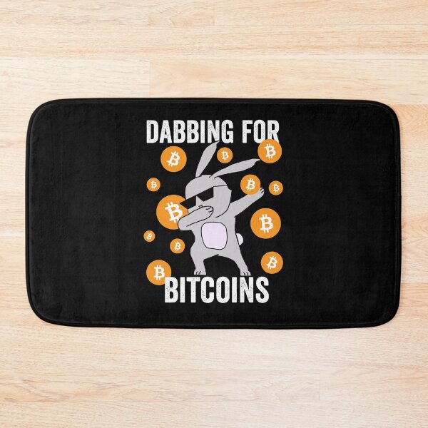 Item preview, Dabbing Bad Bunny with Glasses for Bitcoins Gift for crypto investrors designed and sold by hyggekrog.
