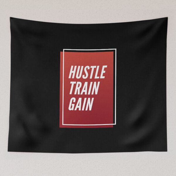 Item preview, HUSTLE TRAIN GAIN designed and sold by Aniyah.