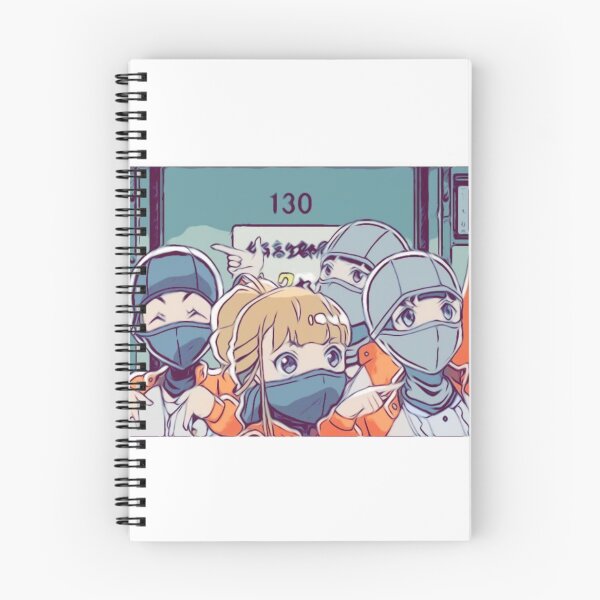 Item preview, A Place Further Than The Universe|Sora Yori Mo Tooi Basho - Main Characters (Sketch) designed and sold by Sicoria.