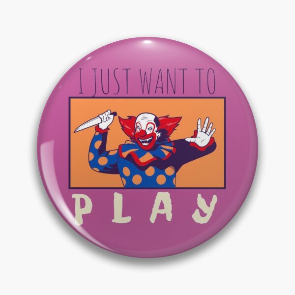 Item preview, Payaso asesino (solo quiero jugar) designed and sold by Thevikki.