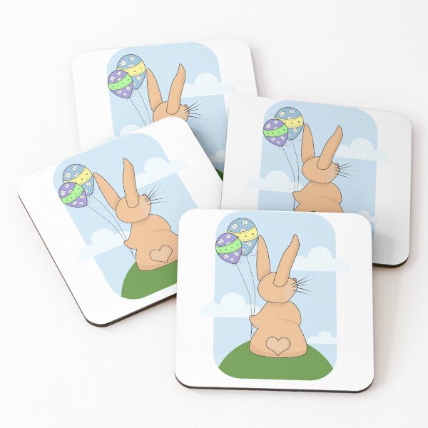 Item preview, Bunny And Easter Balloon designed and sold by autlu.