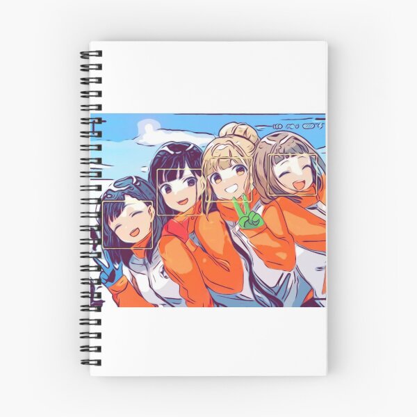 Item preview, A Place Further Than The Universe|Sora Yori Mo Tooi Basho - Main Characters (Sketch) designed and sold by Sicoria.