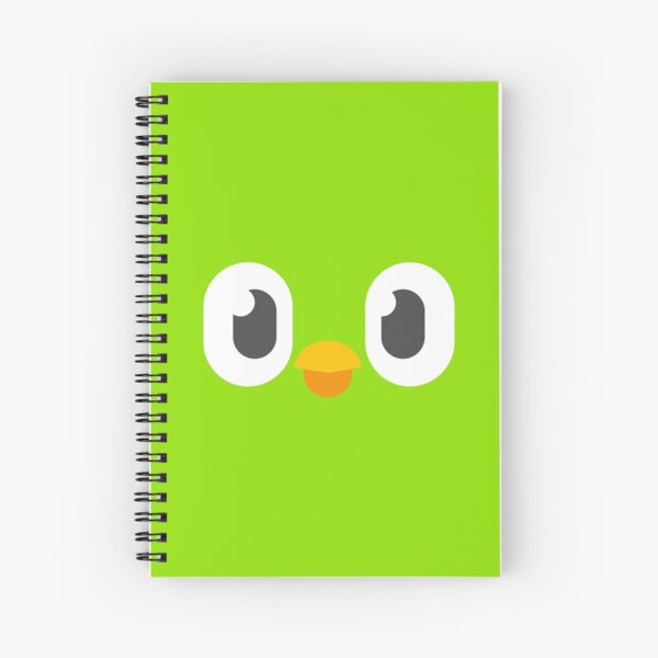 Duolingo Eule Spiralblock