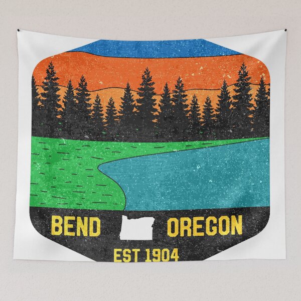 Item preview, Bend Oregon Mountain Vintage Retro 60s 70s Souvenir designed and sold by merchzy.