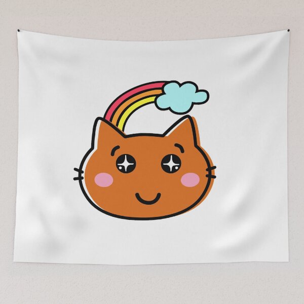 Item preview, Rainbow cat designed and sold by Creative fashion Mix.
