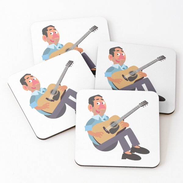 Item preview, Acoustic Guitar Player Cartoon designed and sold by iTrending.