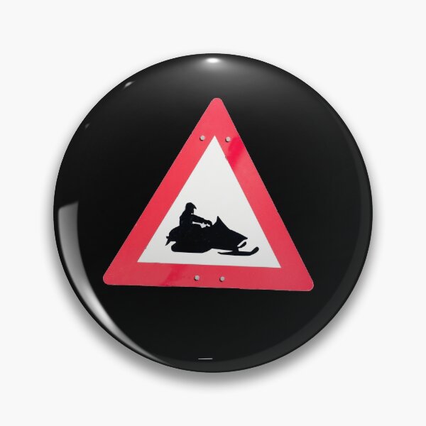 Item preview, Information sign: Warning snowmobile designed and sold by Ingo Gerlach.
