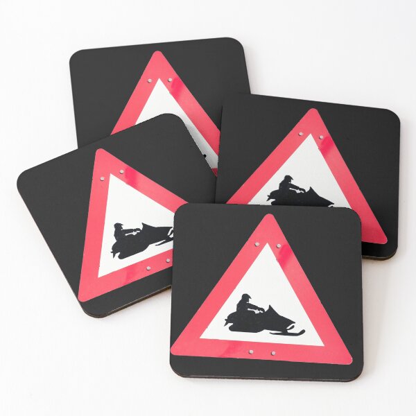Item preview, Information sign: Warning snowmobile designed and sold by Ingo Gerlach.
