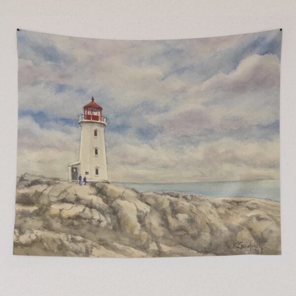 Item preview, Lighthouse at Peggy's Point designed and sold by Ken Crawford.