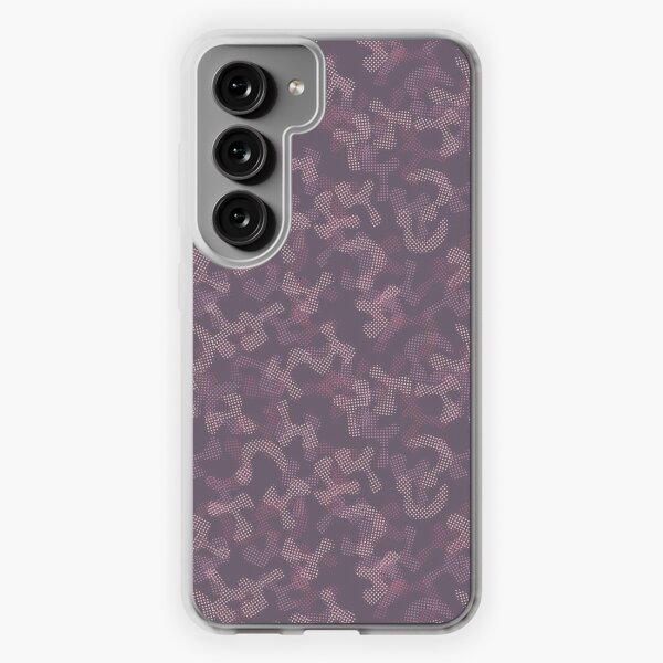 Purple Camo Pattern Samsung Galaxy Soft Case